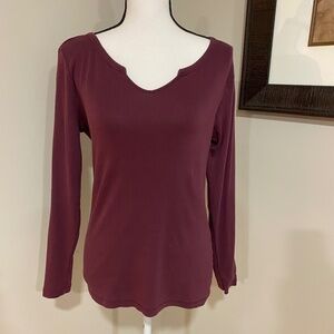 *TIME AND TRU* Purple Long Sleeve Shirt Size Medium (8-10)